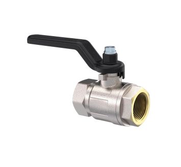 Ball valve standard type, IT/IT, nickel-plated brass, G 1/4