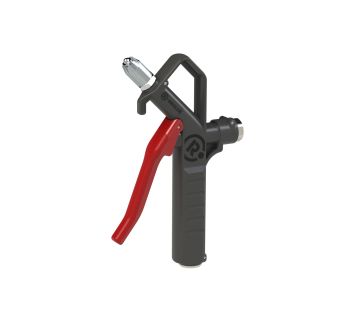 Blow gun, safety nozzle, connectable on top, G 1/4 IT