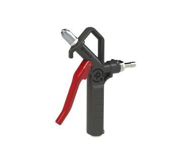 Blow gun, safety nozzle, connectable on top, Stem I.D. 9