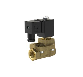 2/2 MV, NO, MS, G 1, DN25, PN 0,5-12, FPM, servo, 24V DC