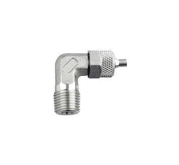 Angled screw-in fitting, ET conical, R 1/8, for hose 6/4 mm, AF12