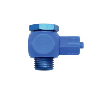 Angled fitting, rotating, G 1/8, for hose 6/4 mm, POM