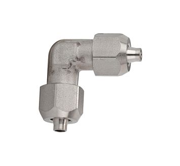 Angle connector, for hose 6/4 mm, AF1 12, AF2 10