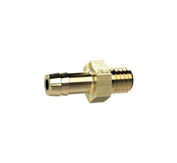 Screw-in hose connector, M3, for hose I.D. 2 mm, AF 5