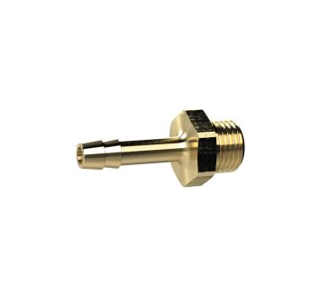 Screw-in hose connector, G 1/4 left, for hose I.D. 6 mm, AF 17
