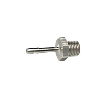 Screw-in hose connector, R 1/8 o., for hose I.D. 4, AF 14