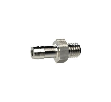 Screw-in hose connector, M3 o., for hose I.D. 2, AF 5