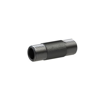 Pipe double nipple 23, ET/ET, R 1/4, Length 40.0 mm, DIN EN 10241