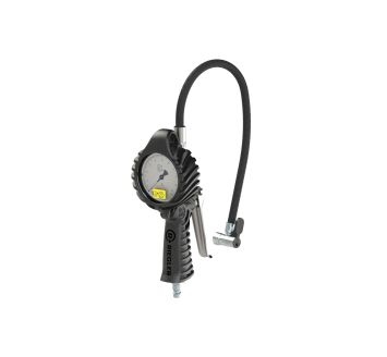 Stand. man. tyre gauge, tyre valve connector, calibrated 0-12 bar