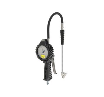 Standard manual tyre gauge, garage connector, calibrated 0-12 bar