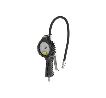 Standard manual tyre gauge, quick connector, calibrated, 0-12 bar