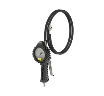Stand. manual tyre gauge, QUIK-LOK conn., Ø 80, cali., 0 - 12 bar