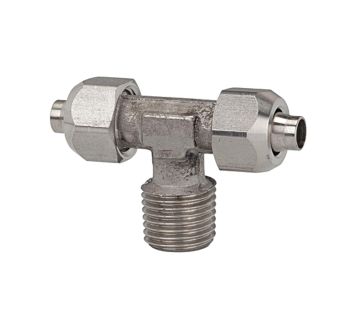 T-Einschraubverschraubung, R 1/8 a., für Schlauch 6/4, ES 1.4404