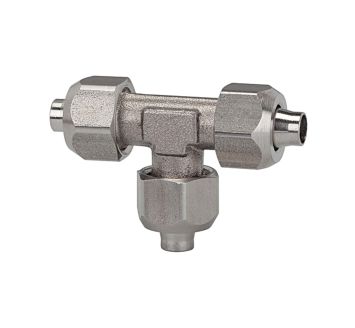 T-connection, for hose 6/4 mm, AF1 12, AF2 10