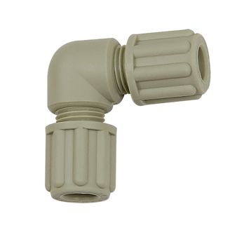 Angled hose fitting, for hose 4/6 mm, PP