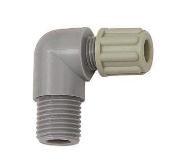 Angled screw-in fitting G 1/8 o., for hose 4/6 mm, PA