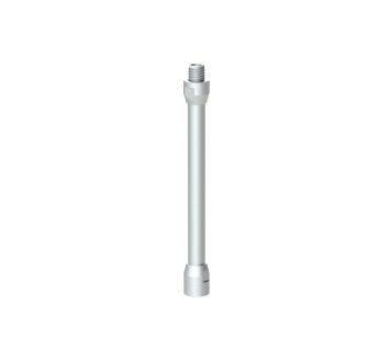 Extension pipe without nozzle, straight 150 mm, Aluminium