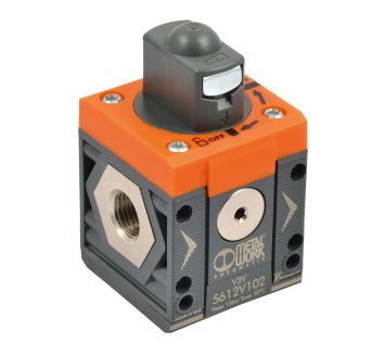 Shut-off valve »SYNTESI«, manual, size1, w/o bushings, hole 3.5mm