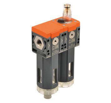 Filter + lubricator »SYNTESI«, size 1, G 1/8, 5 µm, RMSA