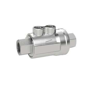 Coaxial valve pneumat. actuated, double-acting, NBR, Rp 3/8