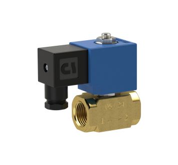 2/2-way solenoid valve NC, directly operated, 230 V, PN 0-10 bar