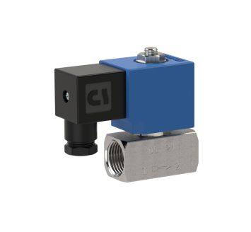2/2-way solenoid valve NC, directly operated, 230 V, PN 0-10 bar