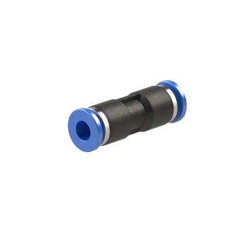 Straight push-in connector »Blue Series« mini, hose exterior Ø 3