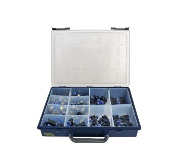 Assortment box, »Blue series«, reduced assortment