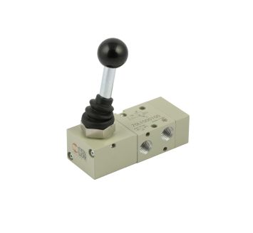 3/2-way valve low temp., man. 90° lever, monostable, G 1/8, NC