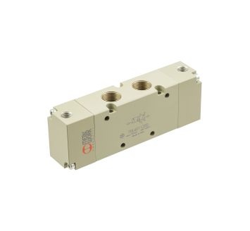 5/2-way valve low temp., pneumatic, bistable, connection G 3/8