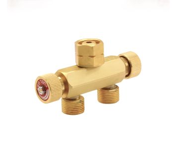 Verteiler, Sauerstoff, G 1/4, ohne Schlauchtüllen