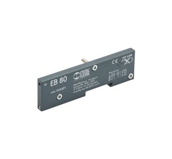 Closed end-plate EB 80 with multi-pole connection