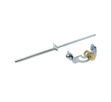 Guide carriage including compass tip for single-cutting torch