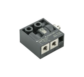 3/2-way miniature valve, mechanical, tappet, NC, M5 side