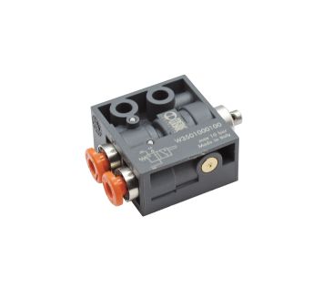 3/2-way miniature valve, mechanical, tappet, NC, 4 mm axial