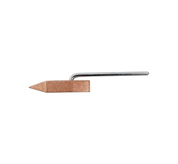 Pointed copper, weight: 250g, for soldering iron