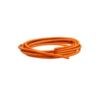 Propane hose, hose-Ø 11 x 4, orange, PVC, roll of 200 m