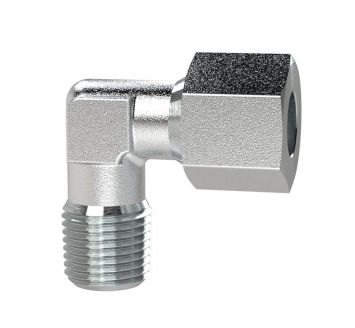 Angled screw-in fitting, R 1/8 o., Pipe exterior Ø 4 mm