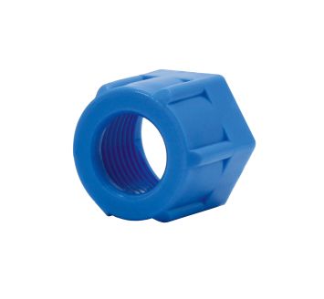 Clamping nut, M10x1, for hose 6/4 mm, AF 12, POM