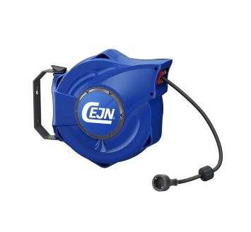 Electrical cable reeler, 3x1.5 mm², max. 240 V, max. 10 Amps, 17m
