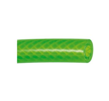 PVC braided hose neon green, Hose Ø 12x6, Roll of 50 m