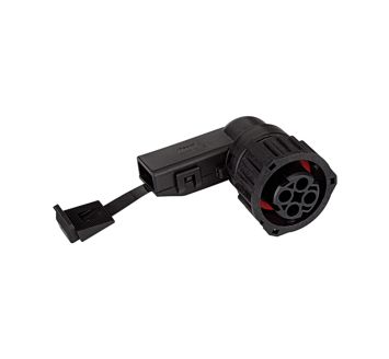 Plug connector for pressure switches with bayonet coupling