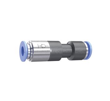Straight push-in connector »Blue Series«, Self-locking, hose Ø 4