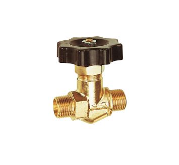 Needle valve, Brass, with fine control, G 1/4 ET, DN 4