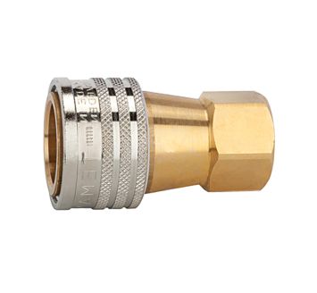 Hydraulic coupling, Series A, I.D. 13, Brass, G 1/2 IT