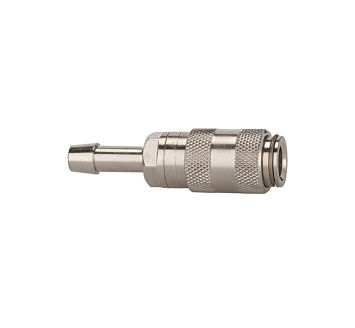 Quick-connect coupl. I.D. 2.7, nickel-plated brass, Sleeve I.D. 3