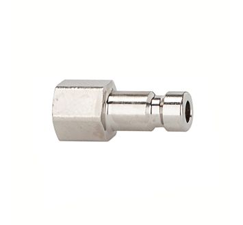 Nipple for couplings I.D. 2.7, St. steel 1.4404, M5 IT, AF 7