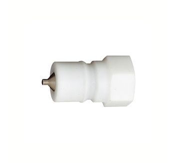 Closing nipple locking on both sides, POM, G 1/8 IT, I.D. 4.3