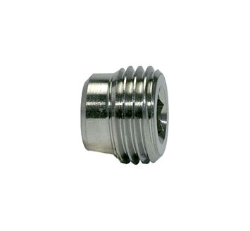 Locking screw, Hexagonal socket, without flange, G 1/8