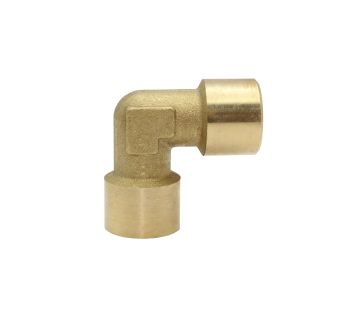 Angled piece, interior / interior, G 1/8, AF 10, Bright brass